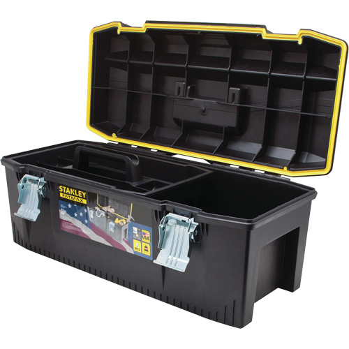 FatMax&reg; Structural Foam Tool Box, 28" W x 12-1/2" D x 11" H, Black/Yellow Brunswick Fyr & Safety