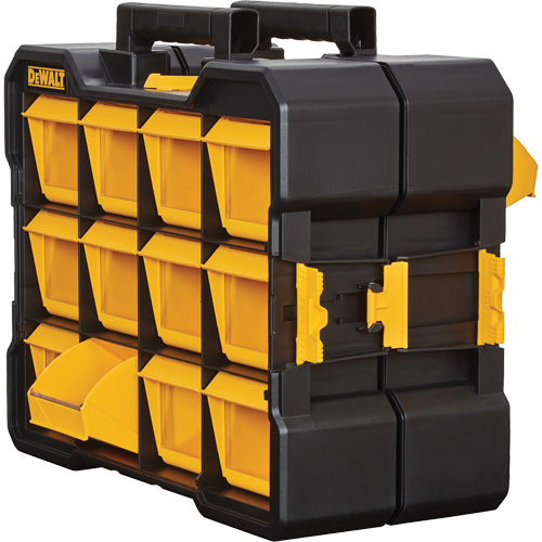 Organisateur Flip-Bin, 3-7/8" la x 17-3/4" p x 13-7/8" h, Noir/Jaune Brunswick Fyr & Safety