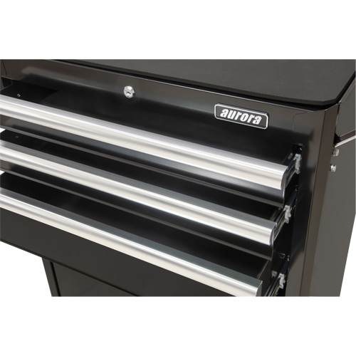 Industrial Tool Cart, 3 Drawers, 29-4/5" W x 21-1/5" D x 38-4/5" H, Black Brunswick Fyr & Safety