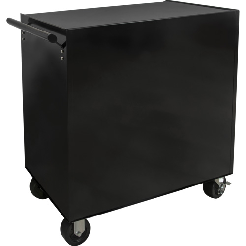 Chariot &agrave; outils industriel, 6 tiroirs, 39" la x 20-4/5" p x 38-1/2" h, Noir Brunswick Fyr & Safety