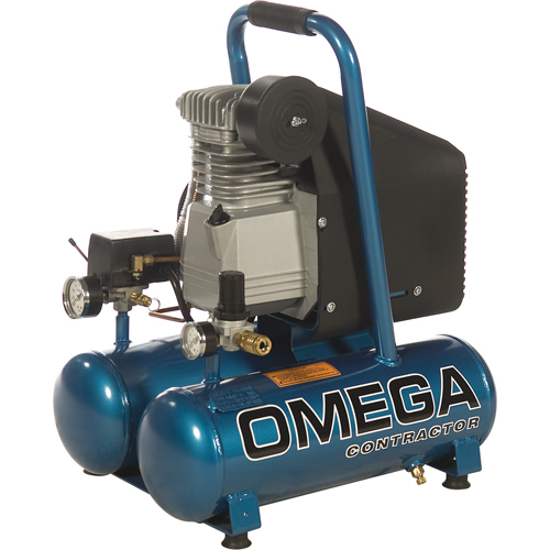 Portable Contractor Series Compressors - Oil Lube, Direct Drive, Electric, 3.3 Gal. (4 US Gal), 125 PSI, 115/1 V Brunswick Fyr & Safety