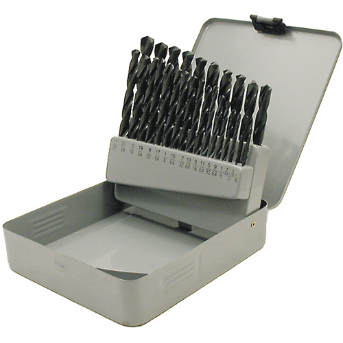 Coffret de forets en oxyde noir JET-KUT, 29 morceaux, Acier rapide Brunswick Fyr & Safety