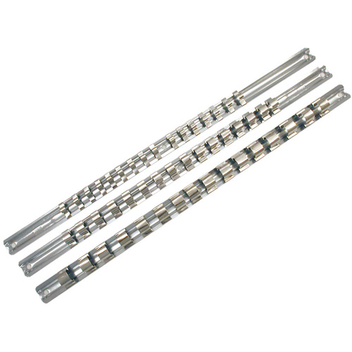 Rail porte-douilles &agrave; entraînement 1/4" SCH-14 avec 16 attaches de retenue Brunswick Fyr & Safety