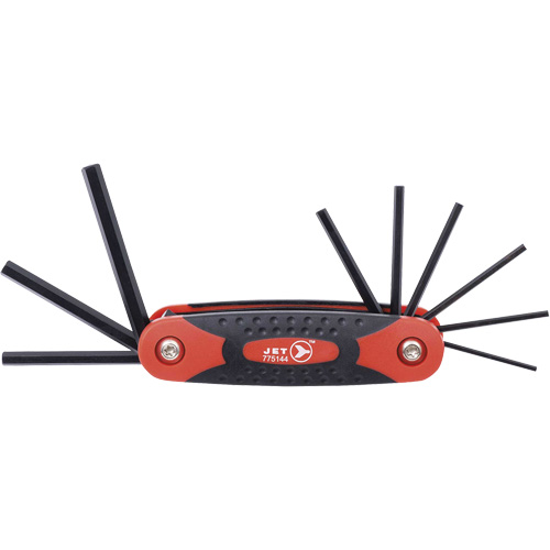 JFHK-9 Folding Hex Key Set, 9 Pcs., Imperial Brunswick Fyr & Safety
