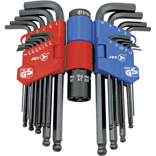 JBHK-22SM Ball Nose Hex Key Set, 22 Pcs., Metric & Imperial Brunswick Fyr & Safety