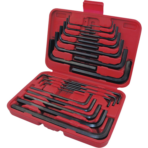 JHK-25SM Hex Key Set, 25 Pcs., Metric & Imperial Brunswick Fyr & Safety