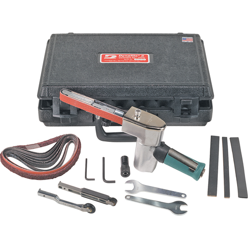 Dynafile&reg; II Abrasive Belt Machines, 1/4" - 3/4", 1/4" NPTF Brunswick Fyr & Safety