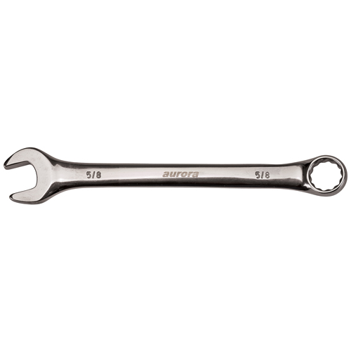 Combination Wrench, 12 Point, 5/16", Chrome Finish Brunswick Fyr & Safety