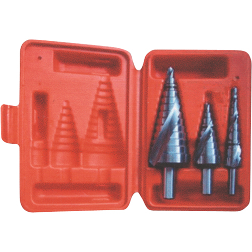 Step Drill Set, 3 Pieces, High Speed Steel Brunswick Fyr & Safety