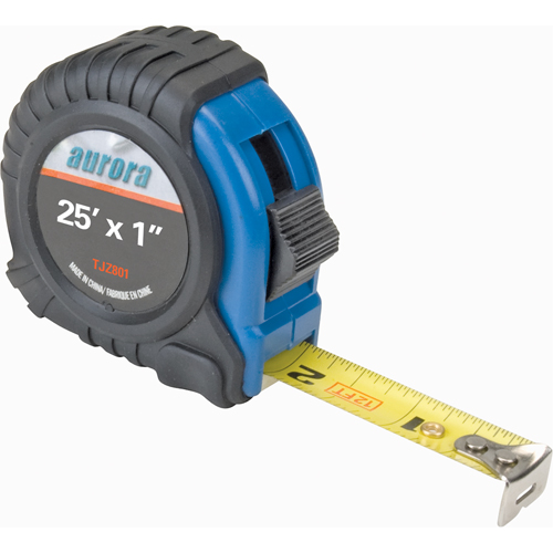 Ruban &agrave; mesurer, 1" x 25', Marques de goujon po/pi Brunswick Fyr & Safety