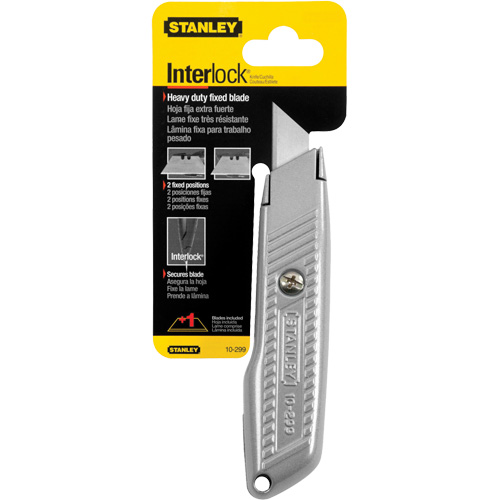 Couteau utilitaire &agrave; lame fixe Interlock, 5-1/2", Lame M&eacute;tal Brunswick Fyr & Safety