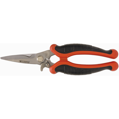 Easy Snip Utility Shear, 4" Cut Length, Straight Handle Brunswick Fyr & Safety