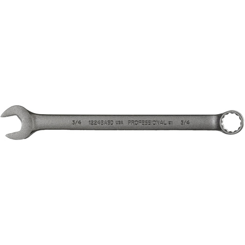 Combination Wrench, 12 Point, 3/4", Black Oxide Finish Brunswick Fyr & Safety