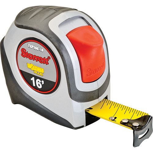 Exact Plus Pocket Tape, 1" x 16', 1/16" Graduations Brunswick Fyr & Safety