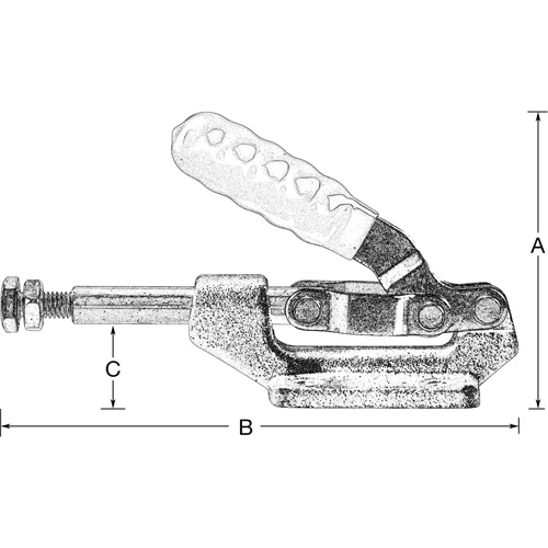Straight Line Hold Down Clamps, 600 lbs. Clamping Force Brunswick Fyr & Safety