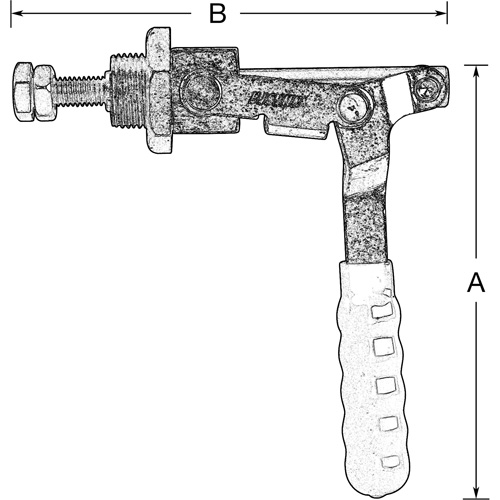 Straight Line Hold Down Clamps, 300 lbs. Clamping Force Brunswick Fyr & Safety