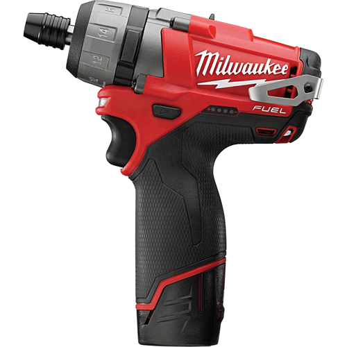 M12 Fuel Hex 2-Speed Screwdriver Kit, 1/4", 12 V, 325 in-lbs Max. Torque, Lithium-Ion Battery Brunswick Fyr & Safety
