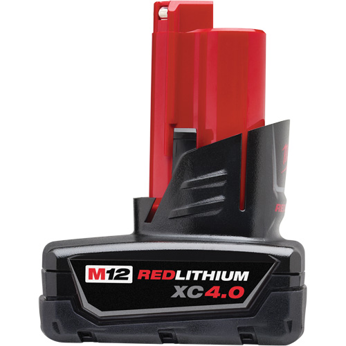 Bloc-piles M12 Redlithium 4.0, Lithium-ion, 12 V, 4 A Brunswick Fyr & Safety