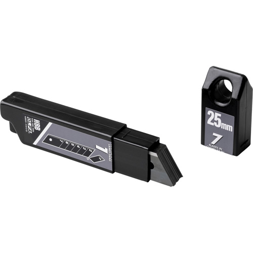 Lames de rechange noires tr&egrave;s aiguis&eacute;es, Style Cassable Brunswick Fyr & Safety