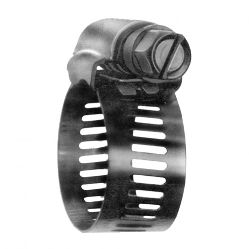 Hose Clamps - Stainless Steel Band & Screw, Min Dia. 0.563, Max Dia. 1-1/4" Brunswick Fyr & Safety
