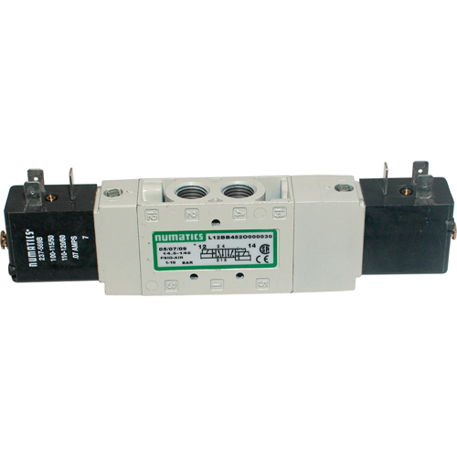 Pilot 5-Way 2-Position 4-Way Solenoid Valves, 3/8" Pipe, 150 PSI Brunswick Fyr & Safety