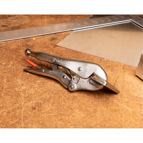 Locking Sheet Metal Clamp, 8" Length Brunswick Fyr & Safety