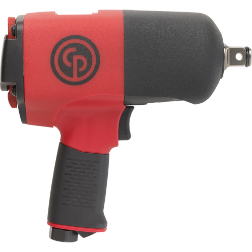 Aluminum Impact Wrench, 1/2" Drive, 1/4" NPTF Air Inlet, 9000 No Load RPM Brunswick Fyr & Safety