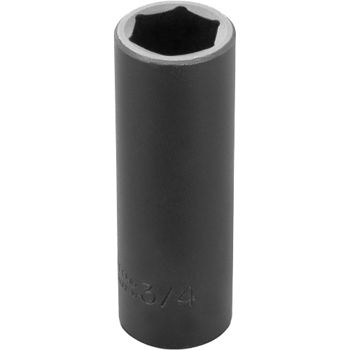 Socket, Impact, 3/4", 1/2" Drive, 6 Points, Deep Brunswick Fyr & Safety