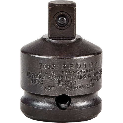 Adapter Socket, Impact, 3/4" Drive, 1/2" Socket, 2.0625" L Brunswick Fyr & Safety