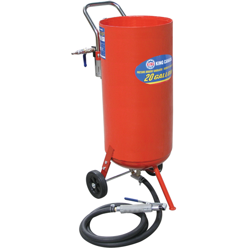 Machines de sablage &agrave; jet, 6-25 pi³/min, R&eacute;servoir de 16,6 gal. (20 gal. US) Brunswick Fyr & Safety