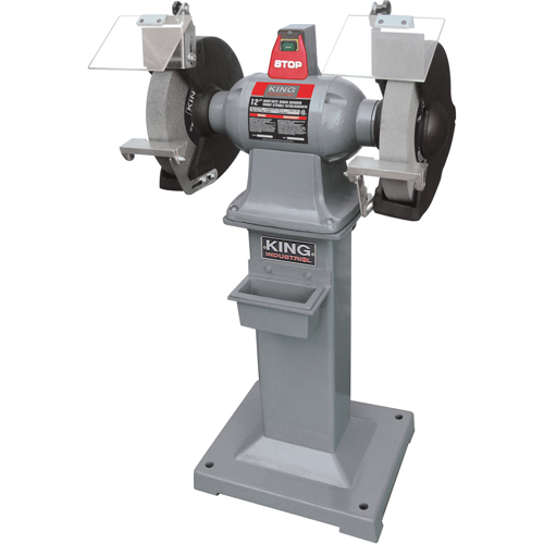 Heavy-Duty Bench Grinder With Floor Stand Brunswick Fyr & Safety