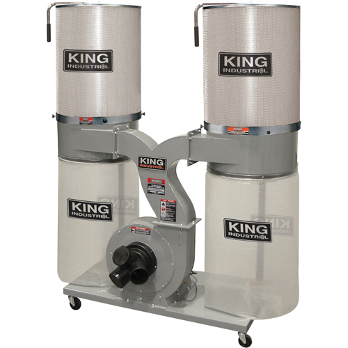 Dust Collectors with 2 Canister Filters, 55-1/2" x 23" x 70" Brunswick Fyr & Safety
