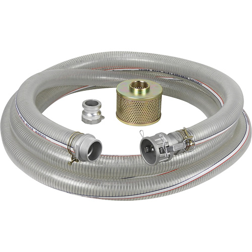 Reinforced Suction Hose Kit for Water Pump, 2" x 300" Brunswick Fyr & Safety