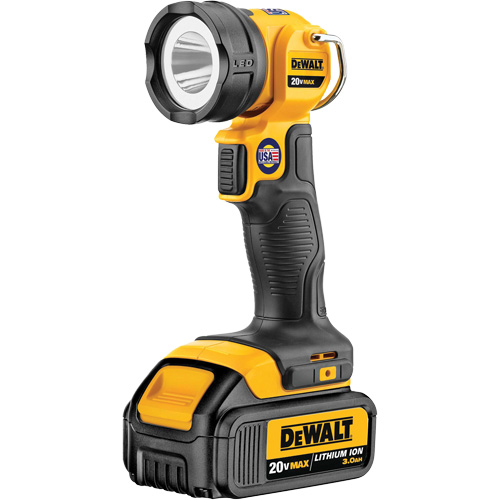 Lampe de travail Max, DEL, 110 lumens, 11 hres de fonctionnement, Bloc-pile Rechargeable, Plastique Brunswick Fyr & Safety