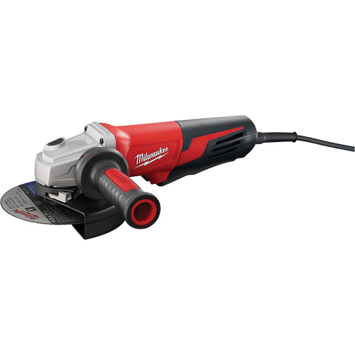 Small Paddle No-Lock Angle Grinder, 6", 120 V, 13 A, 9000 RPM Brunswick Fyr & Safety