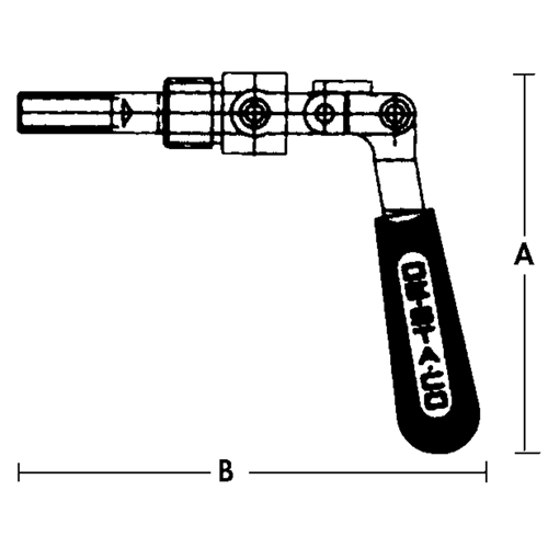 Straight Line Clamps - 601 Series, 5/8" (15.875 mm) Capacity, 100 lbs. Clamping Force Brunswick Fyr & Safety