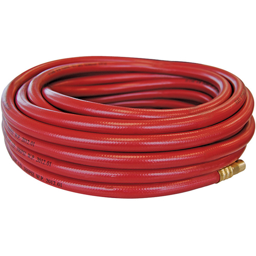 Flexhybrid Hoses with Fittings, Air, Technopolymer, 1/2" dia. x 50', 300 psi, 3/8 NPT Brunswick Fyr & Safety