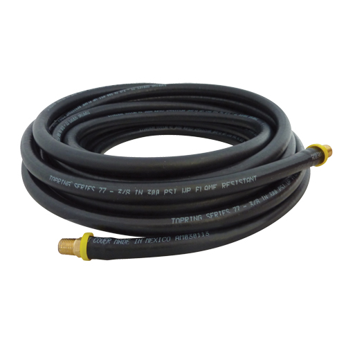 Topflex Lock-On Hoses, Air/Water, Rubber, 1/4" Dia., 500' Brunswick Fyr & Safety