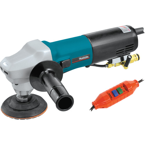 Electronic Stone Polisher, 4" Pad, 7.9 A, 2000-4000 RPM Brunswick Fyr & Safety