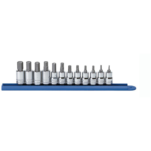Metric Socket Set, Hex, 3/8" Drive, 12 Pcs Brunswick Fyr & Safety