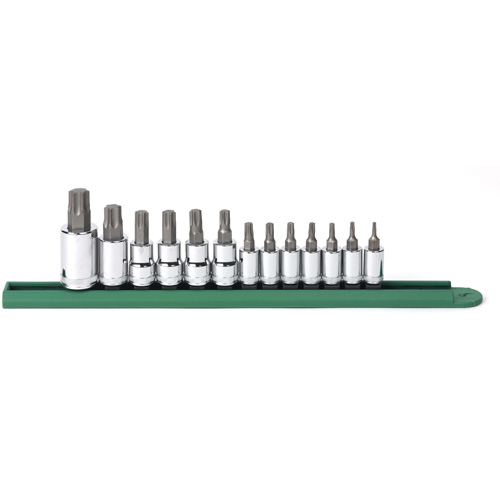 Jeu de douilles &agrave; embouts, Torx, Prise 1/2"/1/4"/3/8", 13 mrcx Brunswick Fyr & Safety
