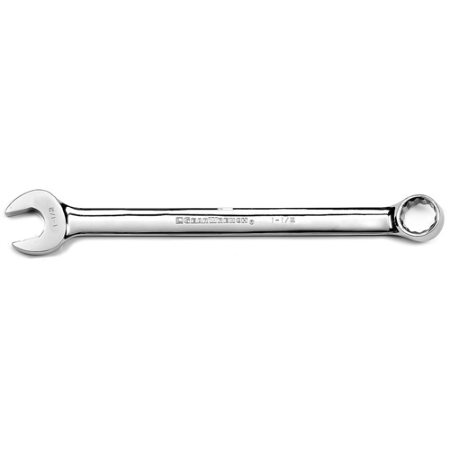 Cl&eacute; mixte longue &agrave; 12 pans, 12 pans, 1-1/2", Fini Chrome/Poli Brunswick Fyr & Safety
