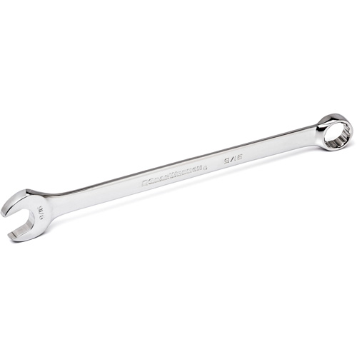 Cl&eacute; mixte longue &agrave; 12 pans, 12 pans, 1-1/2", Fini Chrome/Poli Brunswick Fyr & Safety