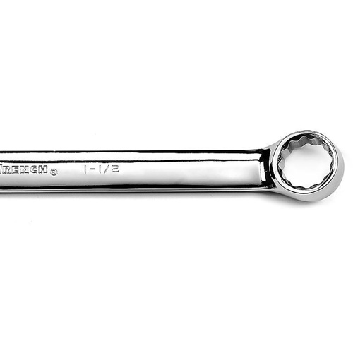 Cl&eacute; mixte longue &agrave; 12 pans, 12 pans, 1-1/2", Fini Chrome/Poli Brunswick Fyr & Safety