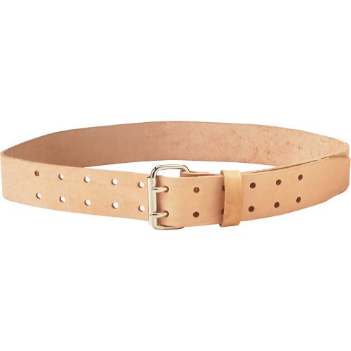 Double Tongue Belt, Leather, Beige Brunswick Fyr & Safety