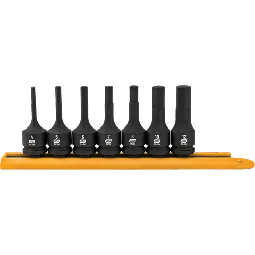 Hex Bit Impact Metric Socket Set, 7 Pieces Brunswick Fyr & Safety