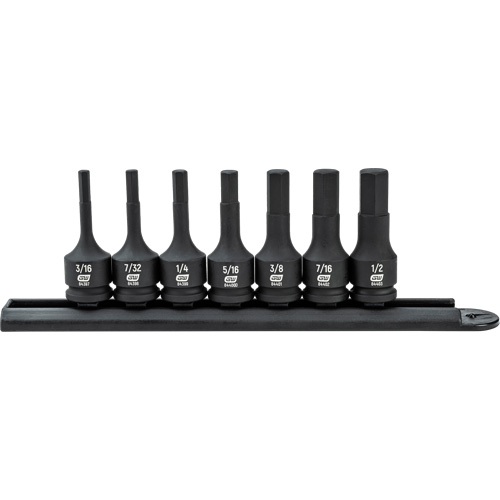Hex Bit Impact SAE Socket Set, 7 Pieces Brunswick Fyr & Safety