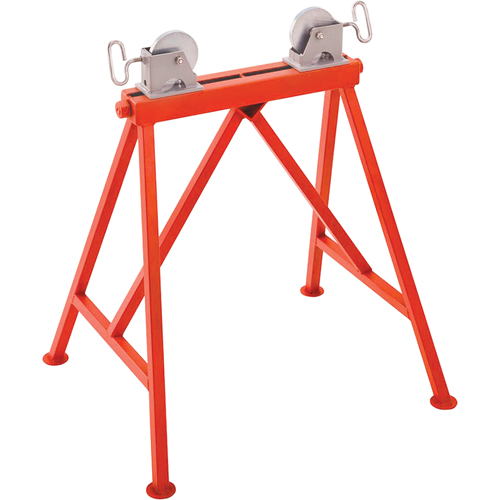 Support ajustable no AR99 a/rouleau en acier, 36" Capacit&eacute; max. de tuyau, 2500 lb Capacit&eacute; de charge max. Brunswick Fyr & Safety