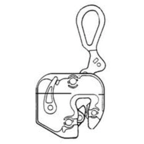 GXL Plate Clamp, 4000 lbs. (2 tons), 1/16" - 7/8" Jaw Opening Brunswick Fyr & Safety