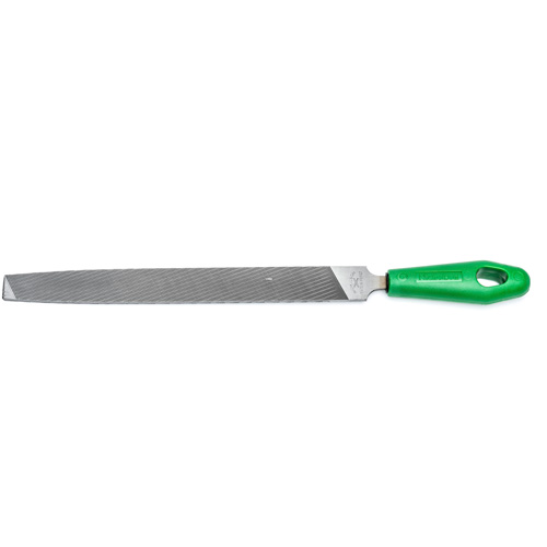 General Purpose Laminate File with Handle, 10", Bastard Brunswick Fyr & Safety